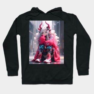 A Demon girl from hell Hoodie